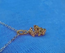 ⚜️PÉPITE OR ROSÉ 22K PENDENTIF ??2,03 GR 21MM COULEUR VOLCANIQUE⚜️RÉF045