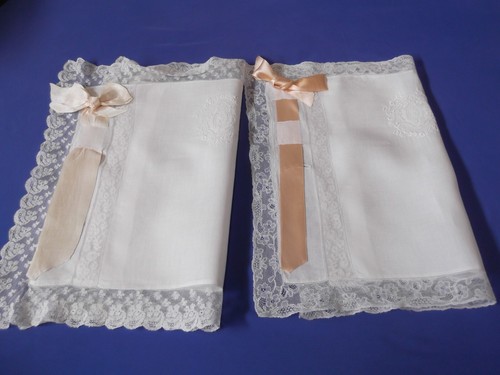 Paire taies oreillers - de,