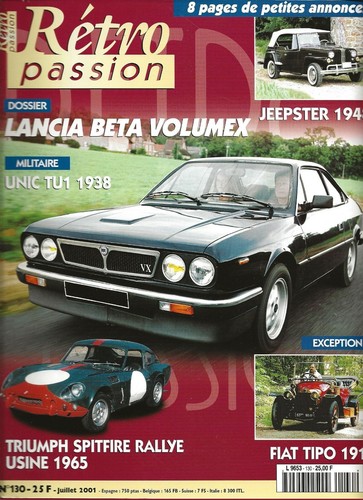Rétro passion 130 lancia - rétro,