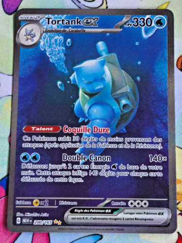 Carte pokémon tortank alt - ex,