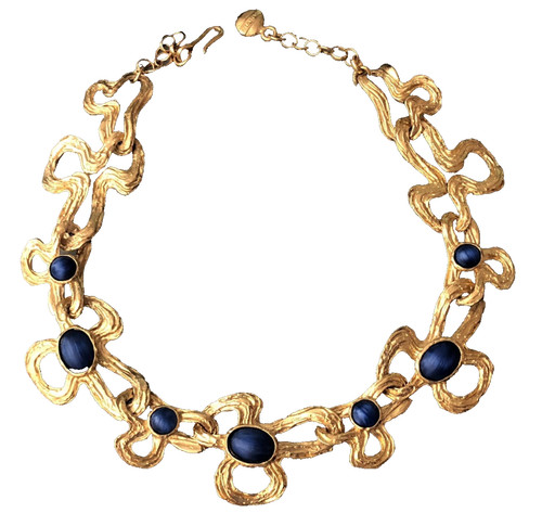 Superbe collier vintage - , signé