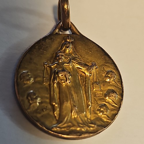 Médaille ancienne plaqué - plaqué, or