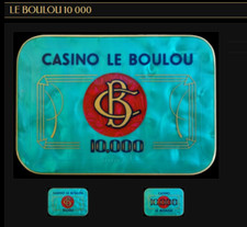 PLAQUE CASINO du BOULOU 10 000