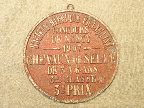 Ancienne plaque concours - plaque, de