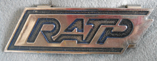 Insigne broche plaque ratp - insigne,