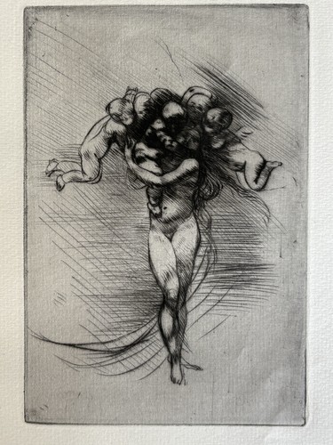 Auguste rodin gravure pointe - auguste,