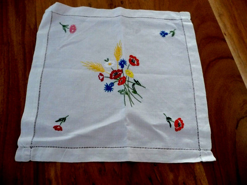 Linge ancien napperon lin - 1,