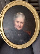 portrait ancien huile sur