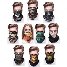 Tour de cou Scraf Tube masque moto Harley Skull custom café racer tête de mort