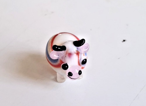 Fève vache clamecy verre - vache, en
