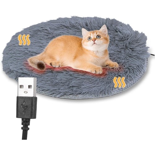 Tapis chauffant peluche - chauffant,