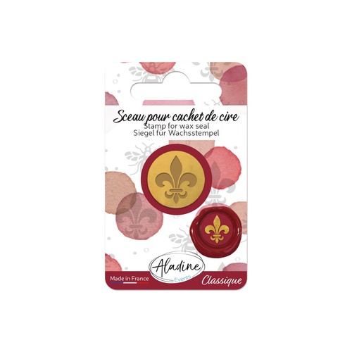 Sceau fleur lys pour cachet - de,