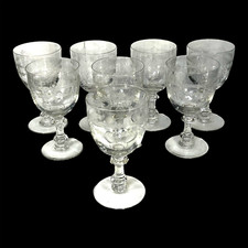 série de 8 verres à eau