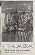 Vieira DA SILVA Vintage Poster