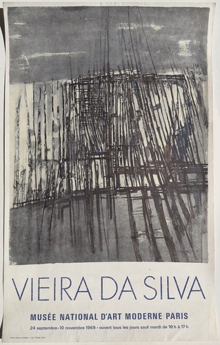 Vieira silva vintage poster - da,