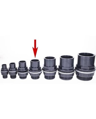 Traversée paroi pvc - de,