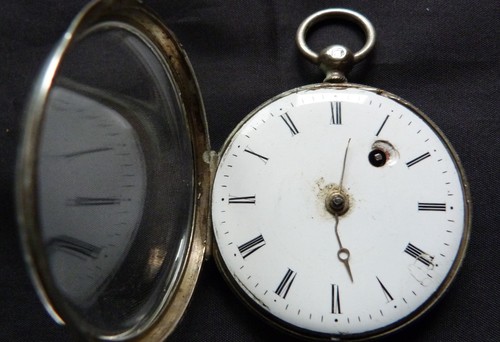 Montre gousset coq argent - gousset,