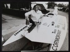 1982 Photo presse 24h Motonautiques de Rouen Jean-Claude Bouttier hors-bord boat
