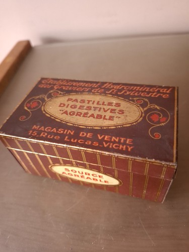 Boite tole litho pastilles - boite,