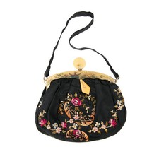 Sac Art Déco 1920s en soie