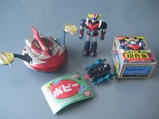 Goldorak /Spazer Popy/ Set Gashapon 7cm 12cm Complet /Japon Vintage 2001 /TBE