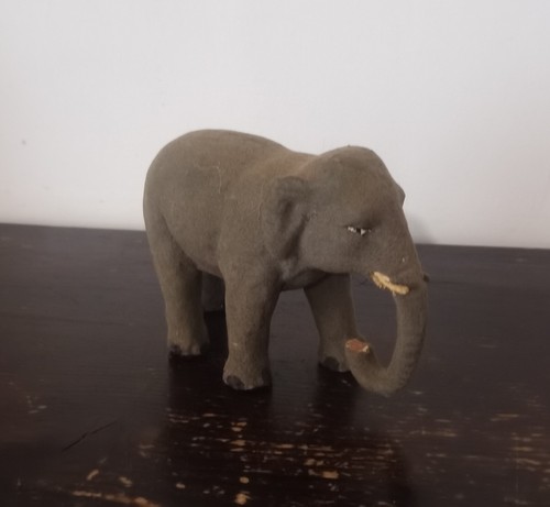 Santon floqué elephant - santon,