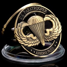 US Paratrooper Airborne Parachutistes - Pièce Médaille Commémorative