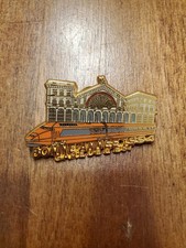 Pin's TGV Orange Bonne Année 1994 Gare De L'Est Train - Ballard Collection