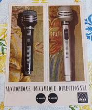 ancienne fiche brochure technique MICROPHONE AKG D119CS D119ES