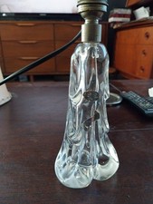 PIED DE LAMPE CRISTAL DLG BACCARAT  BOHEME VINTAGE HAUTEUR 21 CM   PARFAIT ETAT