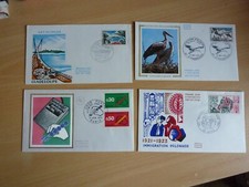 Lot de 9 enveloppes 1er jour