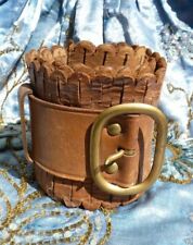 ANCIENNE CEINTURE EN CUIR POUR FEMME FIN XIXe DÉBUT 1900