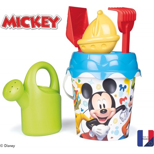 Seau plage mickey garni - seau,
