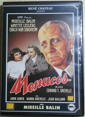 Dvd menaces erich - -,