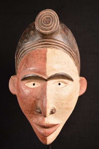 Masque ancien yombe africain - masque, /