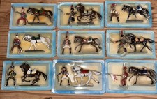 Lot 3 Starlux Empire Plomb peint  Edition Atlas Lot 9 cavaliers glorieux Empire