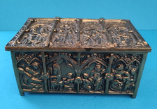 COFFRET EN  BRONZE,  BAS