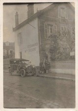 ANCIENNE PHOTO 1928 SANVIC AUTOMOBILE ANCIENNE CLINIQUE VETERINAIRE EUZIERE