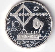 10 euro italie 2009 prix nobel marconi physique italia