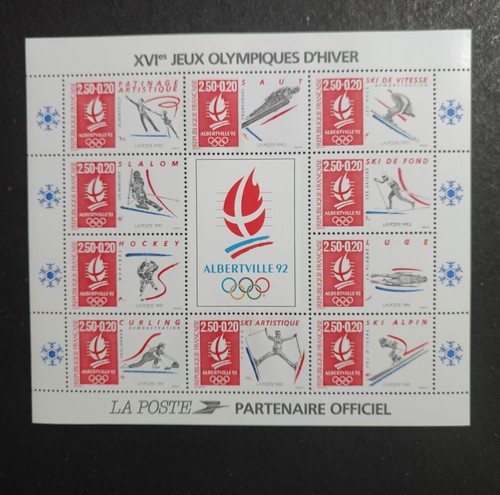 France 1992 bloc timbres - france,