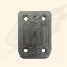 NEUF Skid Plate protezione telaio anteriore Team Associated RC8B4 (3D) nero