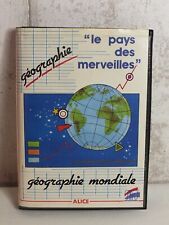 Ancien Logiciel Ordinateur ALICE 4k + 16k - Matra - LE PAYS DES MERVEILLES  1985