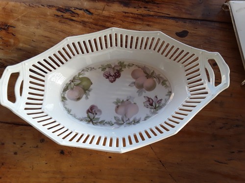 Corbeille porcelaine ajourée - porcelaine,