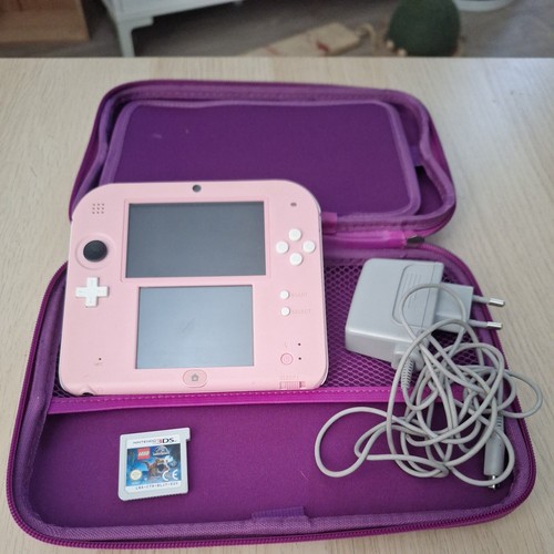 Nintendo 2ds rose blanc avec - rose,