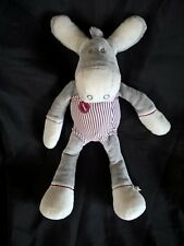 doudou ane paquito blanc gris