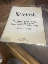 Original mcintosh components - mcintosh,