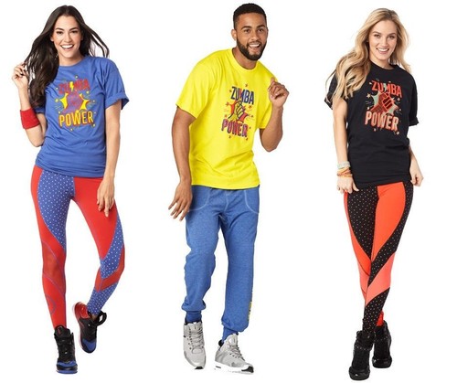 Zumba power unisex tee - power,