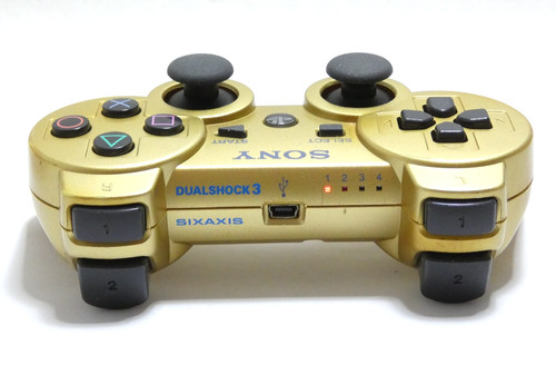 Manette ps3 officiel gold - manette,