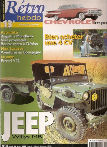 Retro hebdo jeep willys mb - retro,