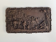 Ancien Bas Relief Cuivre
